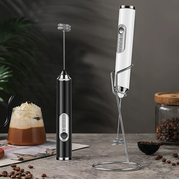 Handheld Wireless Frother & Mixer USB-Rechargeable 1 box
