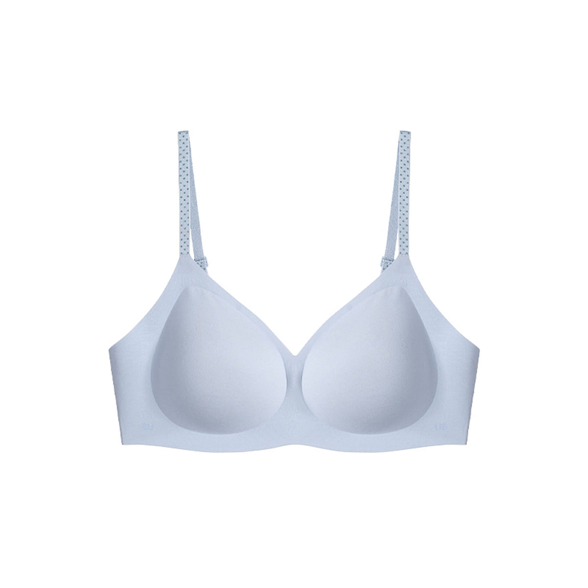 Ubras One size Comfort Mermaid V-Neck Wireless Bra-Light Blue 50 g