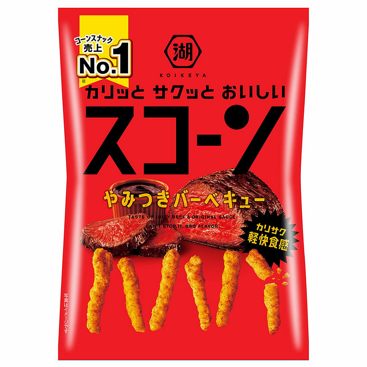 KOIKEYA Corn Snack Beef & Original Sauce Flavor