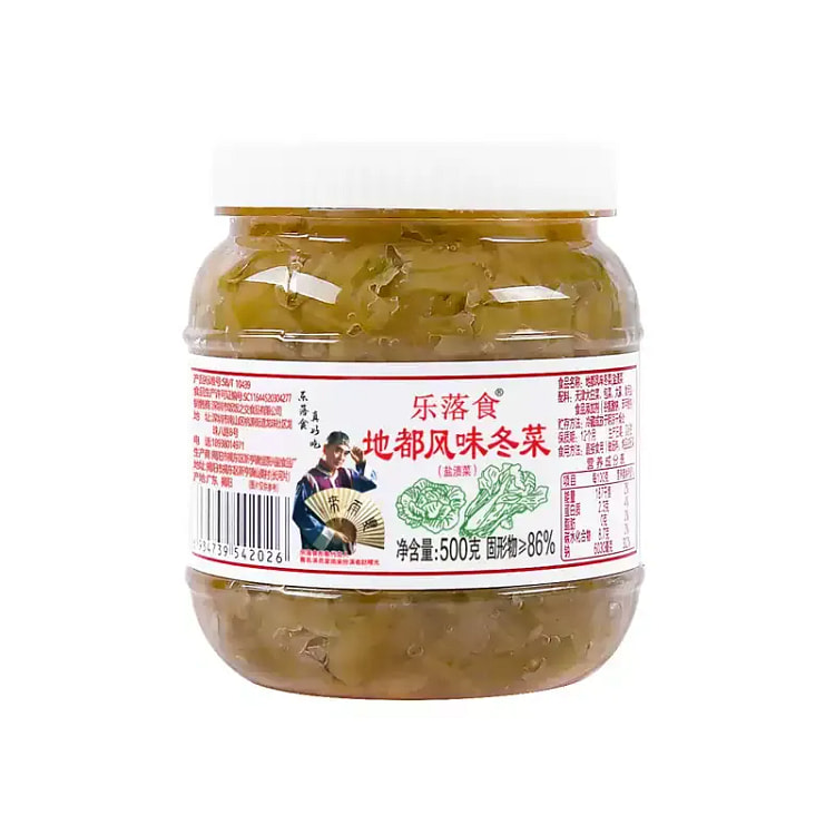 乐落食 地都冬菜 500g 500 克