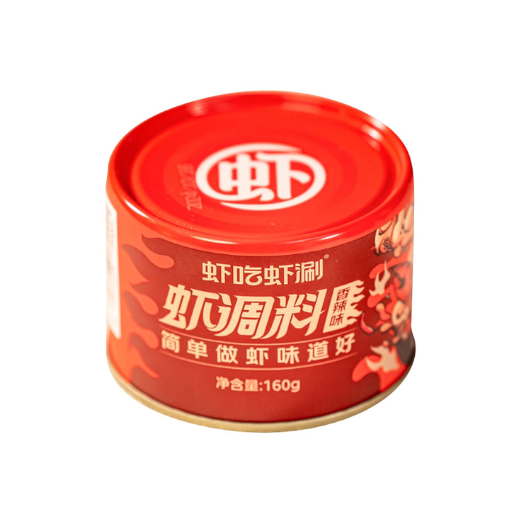 虾吃虾涮调料炒虾底料香辣160g*1罐
