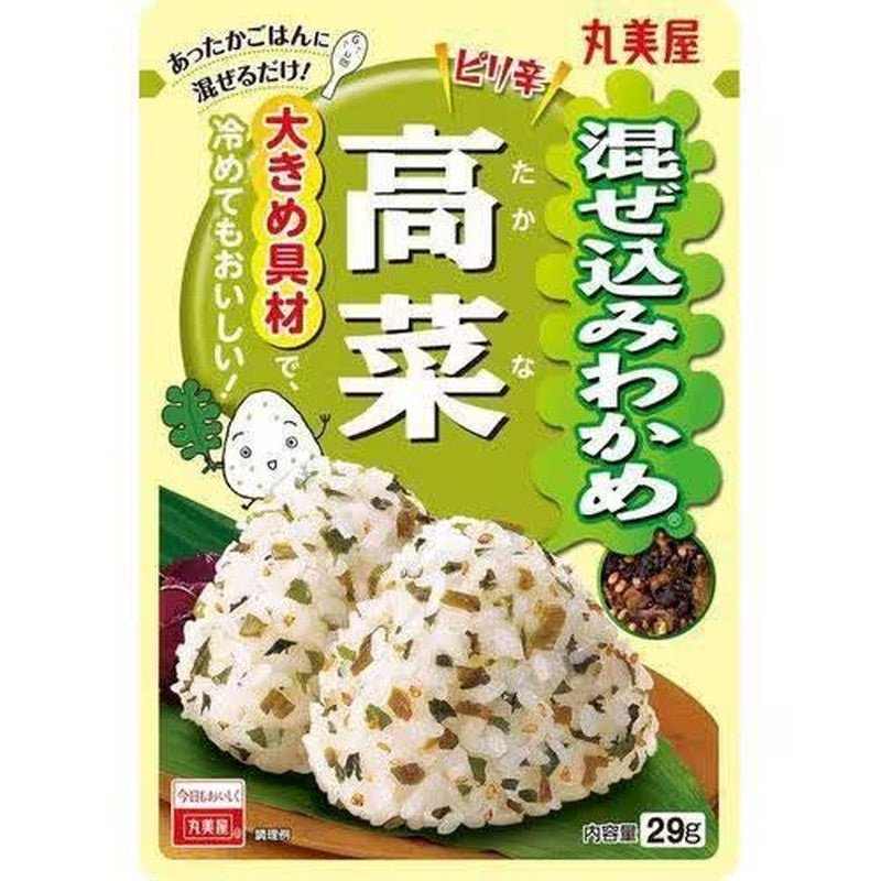 Marumiya Mixed Wakame Takana (Seaweed) Bag 29g 1 each
