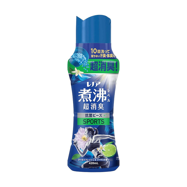 P＆G レノア煮沸レベル消臭抗菌ビーズ スポーツ クールリフレッシュ＆シトラス 420ml 1 個