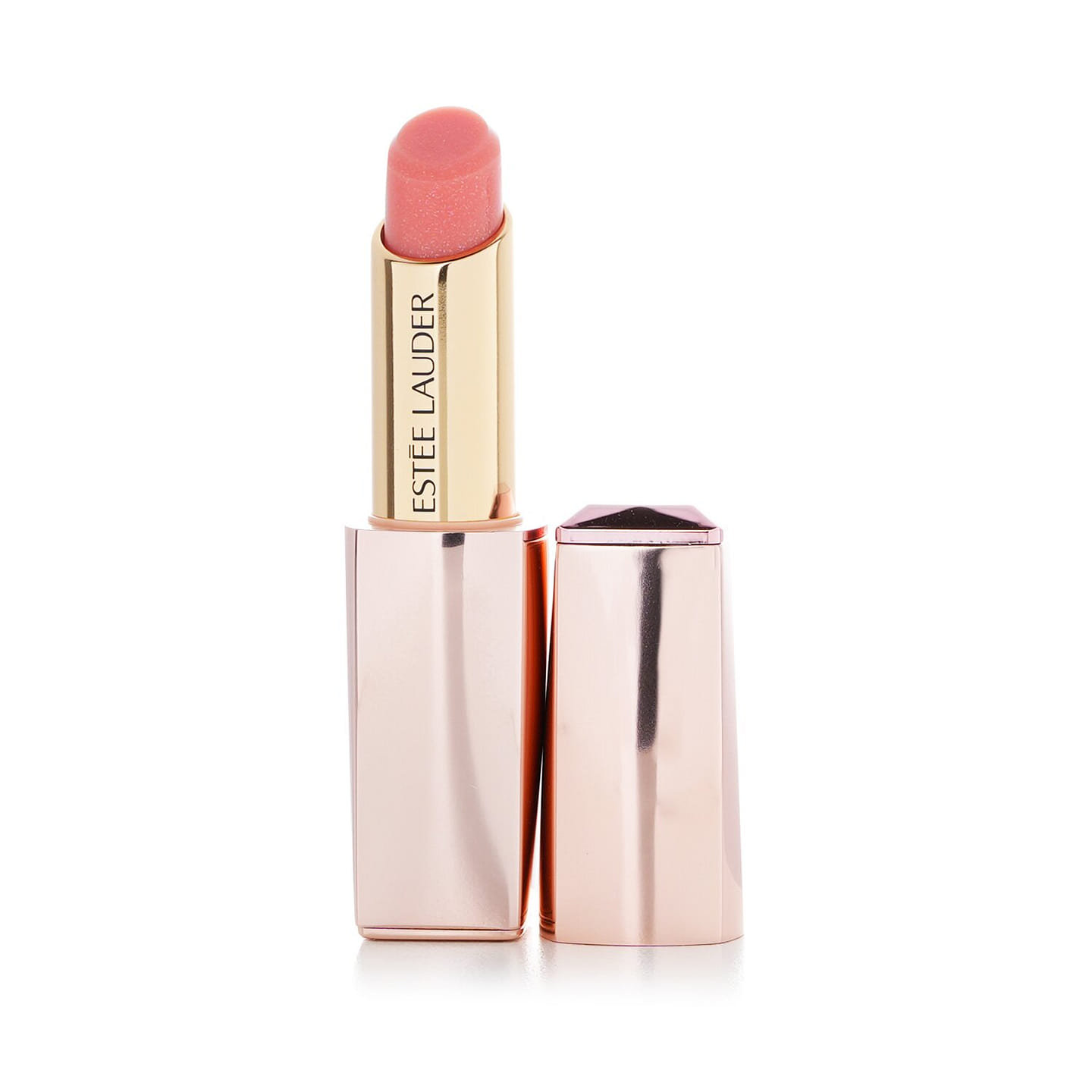 Estee Lauder Small pink tube of Stunning Admiration Crystal Radiance Lip Balm – # 002 Rose Quartz Moonstone 3.2g/0.11oz 3.2 g