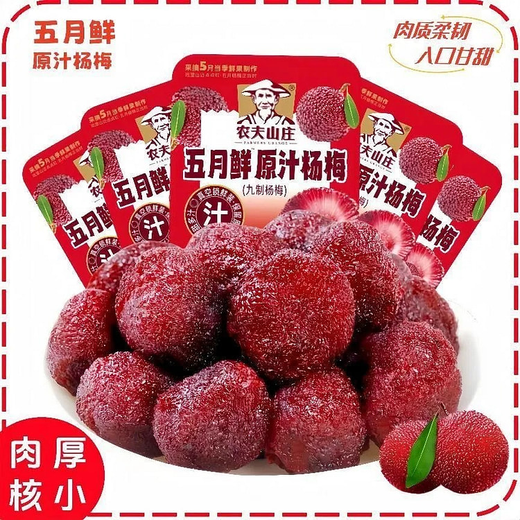 农夫山庄原汁杨梅干果干果脯35g*4包 140 克