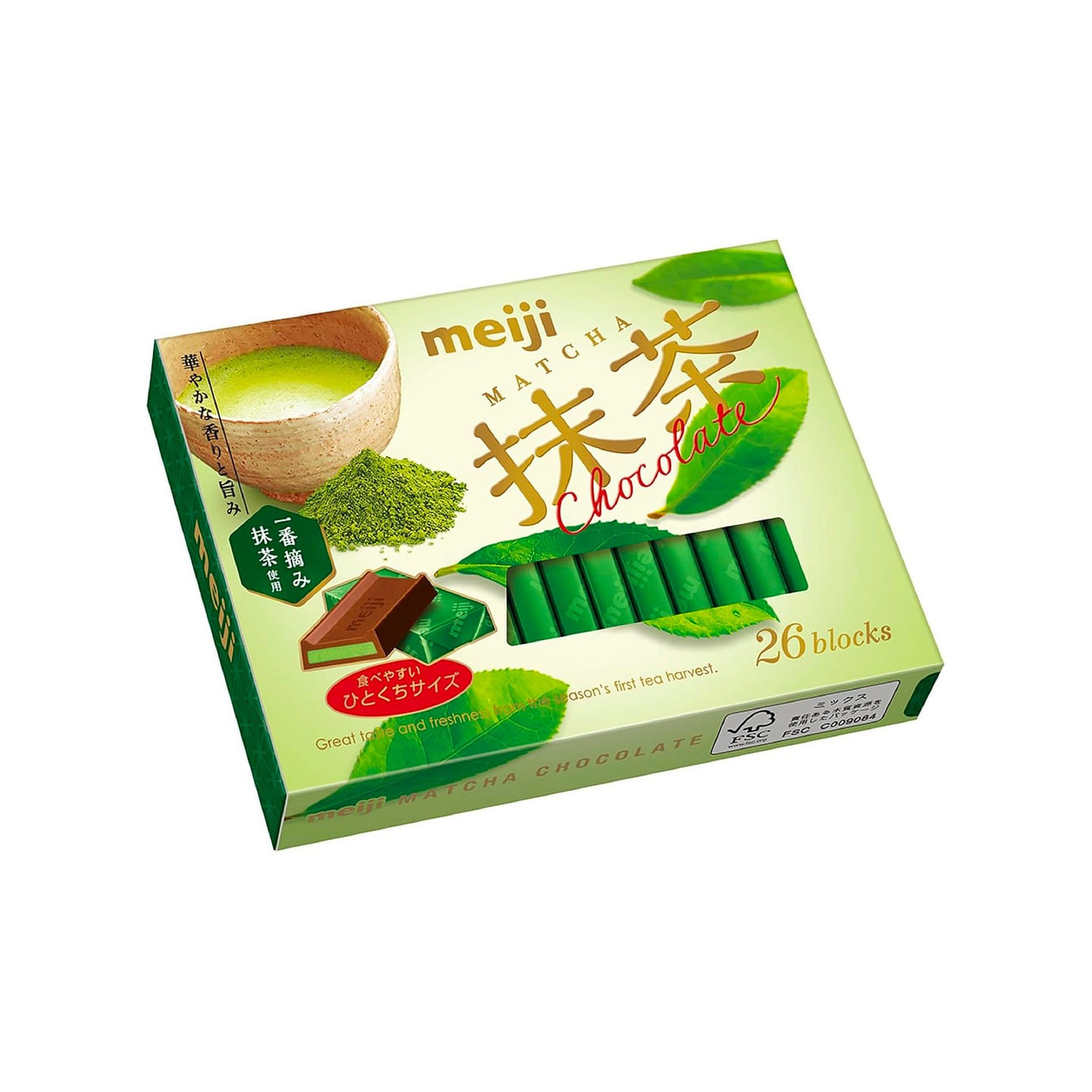 明治抹茶牛奶巧克力绿茶糖 120g 1 份