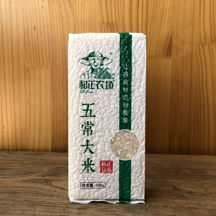 和正农场黑龙江正宗五常大米500g*1袋