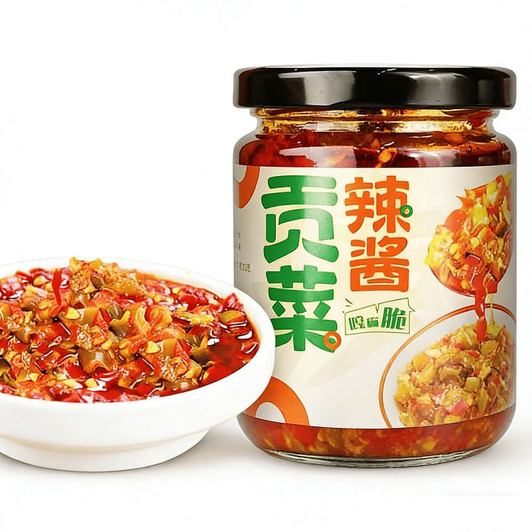 御膳味贡菜辣酱香辣贡菜罐装湖南剁椒酱学生拌面拌饭 200 克