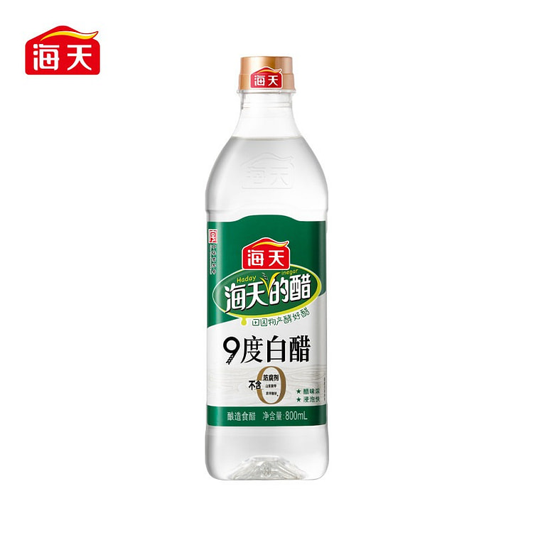 海天白醋9度800ml 800 毫升