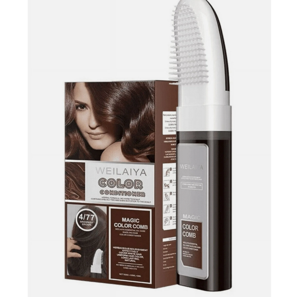 WEILAIYA Conditioner Dark Brown Color With Comb 100 ml