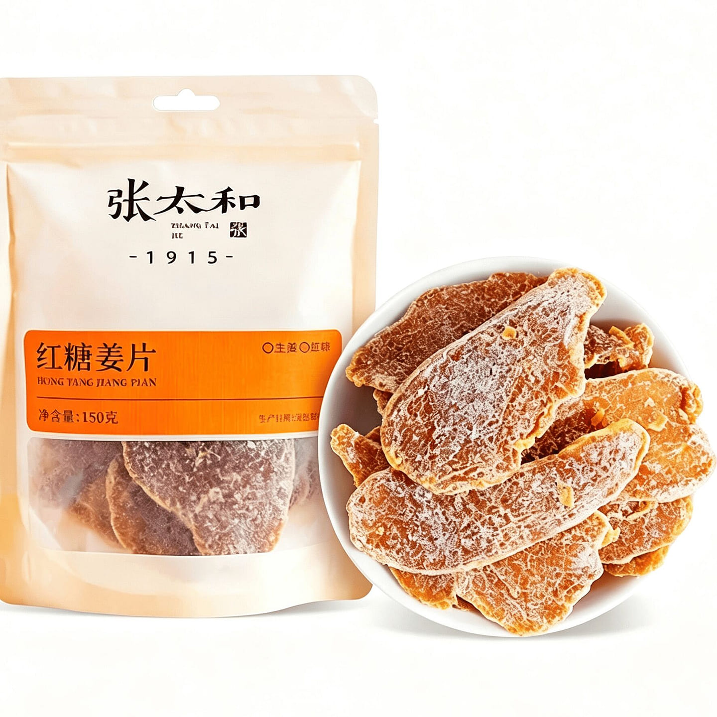 Ready-to-eat brown sugar ginger slices 150 g