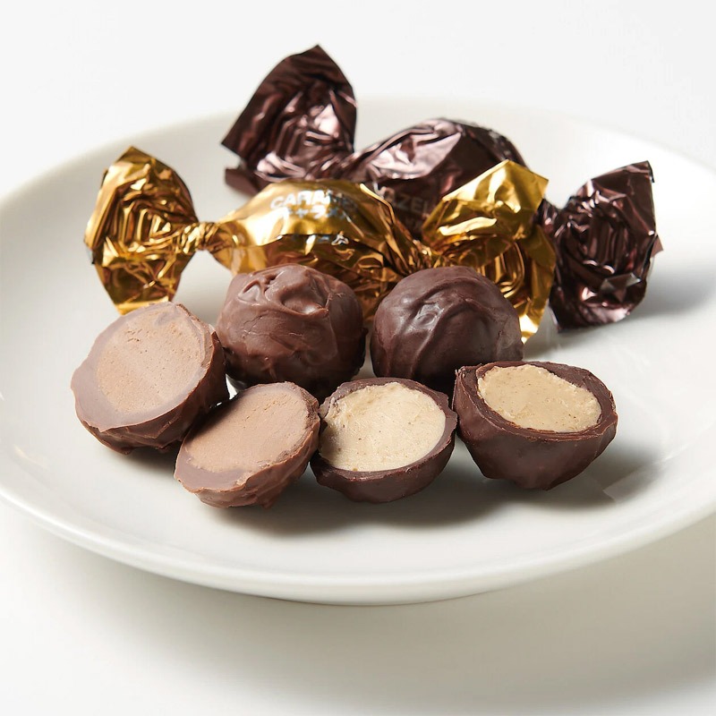 Get MUJI Bonbon chocolate hazelnut & salted caramel 6 pieces 1 each ...