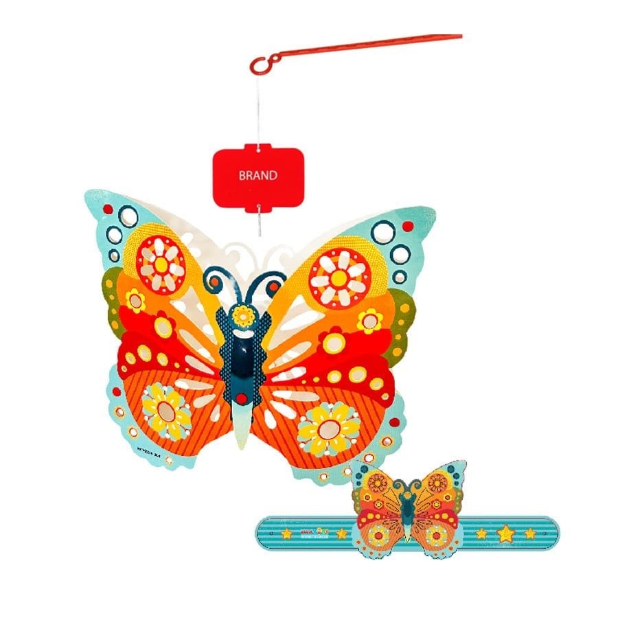 CREATIVE LANTERN-NIGHT LIGHT MOON-BUTTERFLY 1 แพ็ค