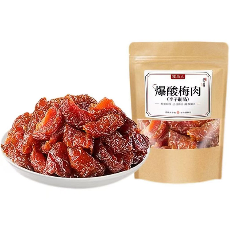 牧果人爆酸梅肉100g*1袋 1 包