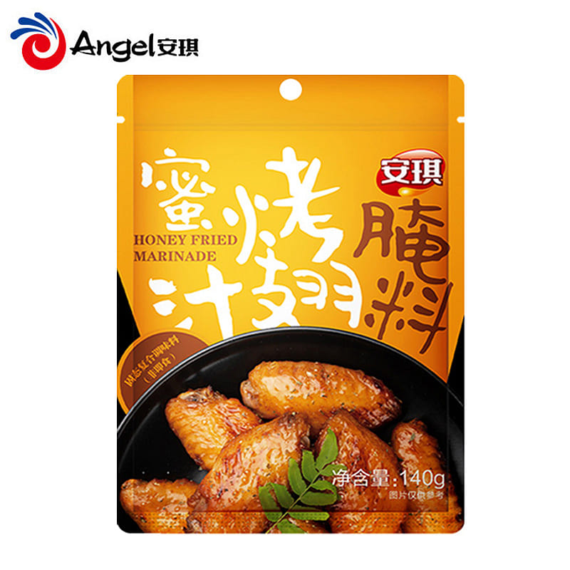 安琪 蜜汁烤翅腌料鸡翅炸鸡腌制 140g*1袋 140 克