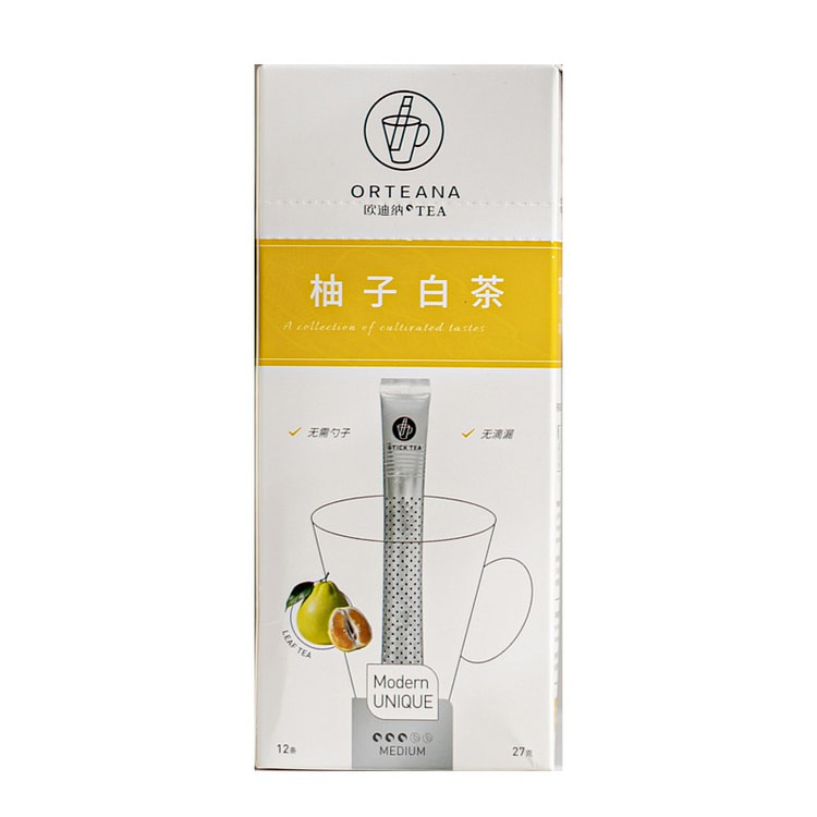 药都八方 欧迪纳 棒棒茶 10条 柚子白茶