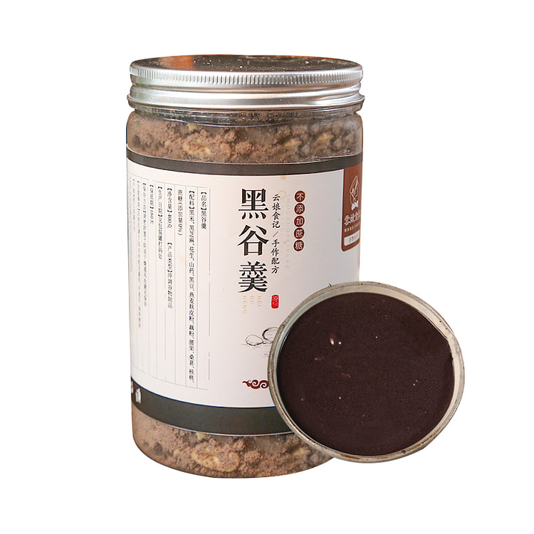 云娘食记黑谷羹纯黑芝麻糊 400g*1罐