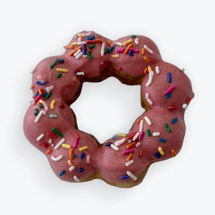 Strawberry Mochi Donut