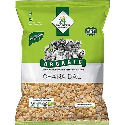 24 Mantra Organic Chana Dal / Bengal Gram - 2 lbs 2 磅