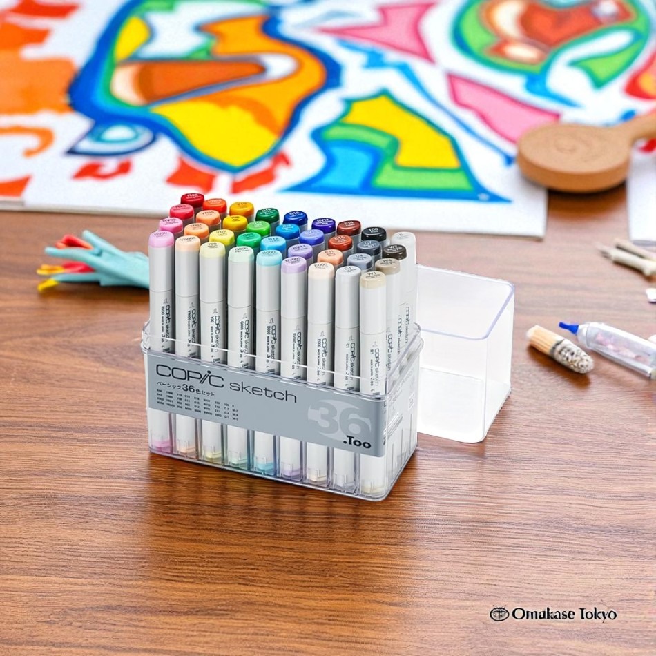 Copic Sketch Basic Set -36 Colors 775 g - Weee!