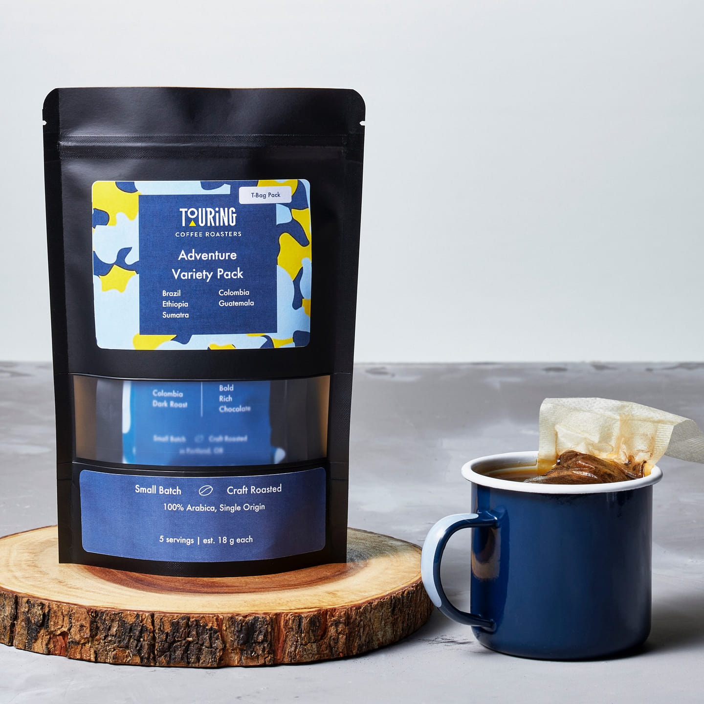 Touring Coffee Roasters - T-Bag Pack Adventure Variety Pack 1 each