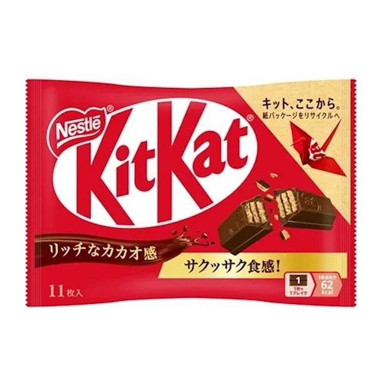 雀巢KitKat 巧克力威化饼干 经典原味 9枚 1 包
