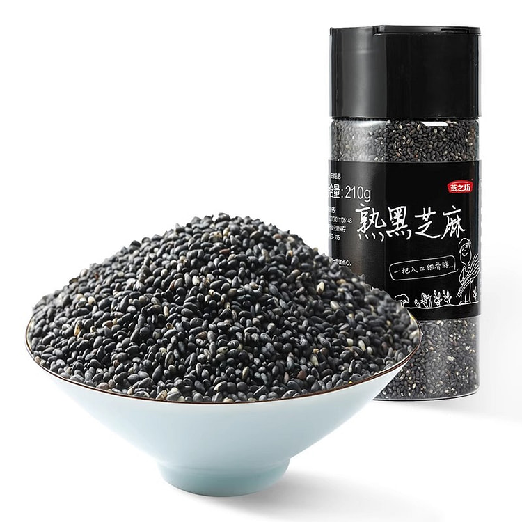 燕之坊熟黑芝麻代餐粉210g*1瓶 210 克