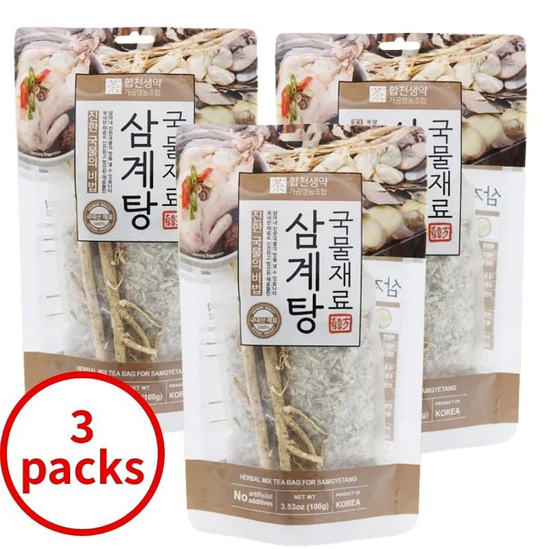 Herbal Soup Mix for Samgyetang (100g X 3packs) 100 g*3 pack