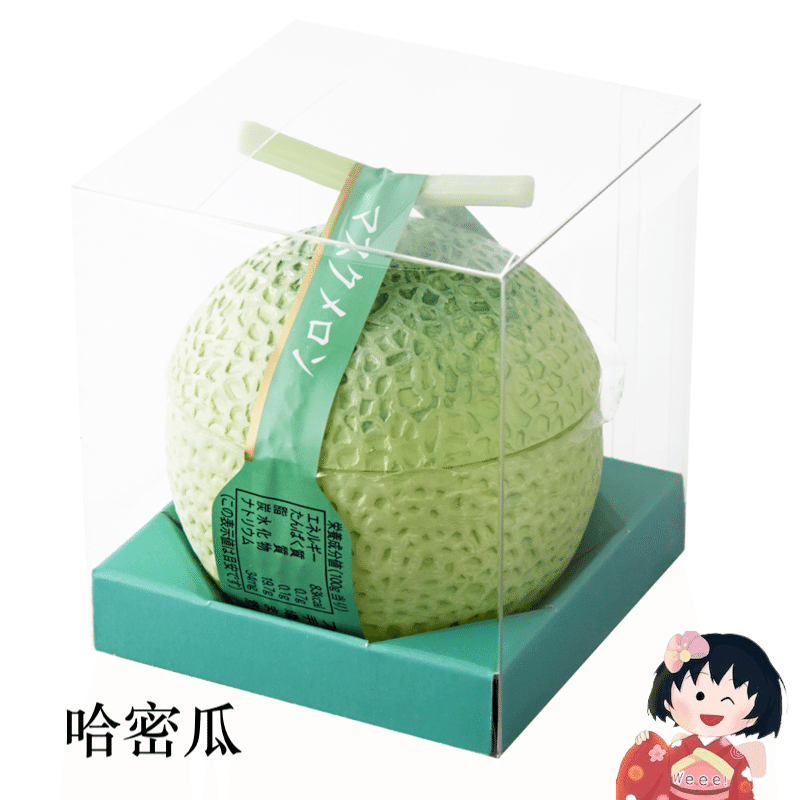 TAKANO Fruit pure Jelly Muskmelon flavor 110g 1 each