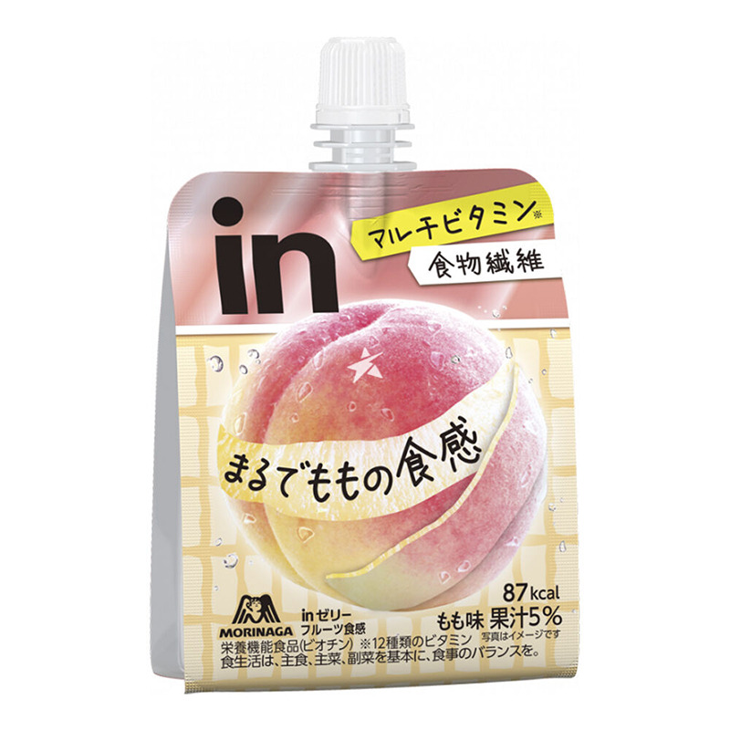 乳液・ミルク jiyong Get Morinaga Energy Jelly White Peach Flavor 150g Delivered | Weee