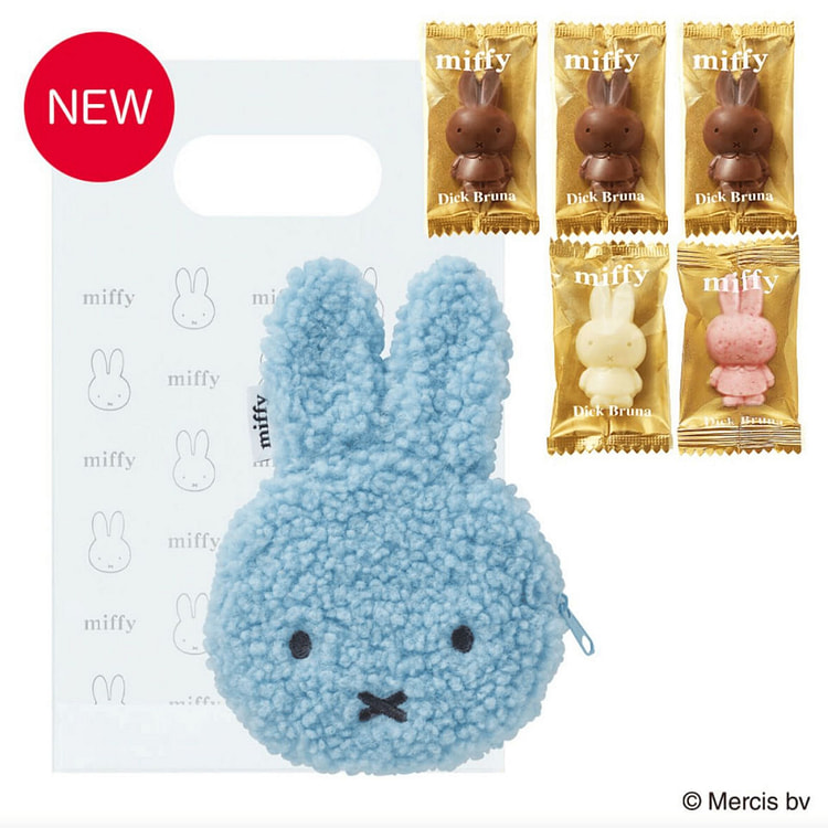 ミッフィーフェイスポーチ（キャンディブルー） 25g（5個）入 1 箱