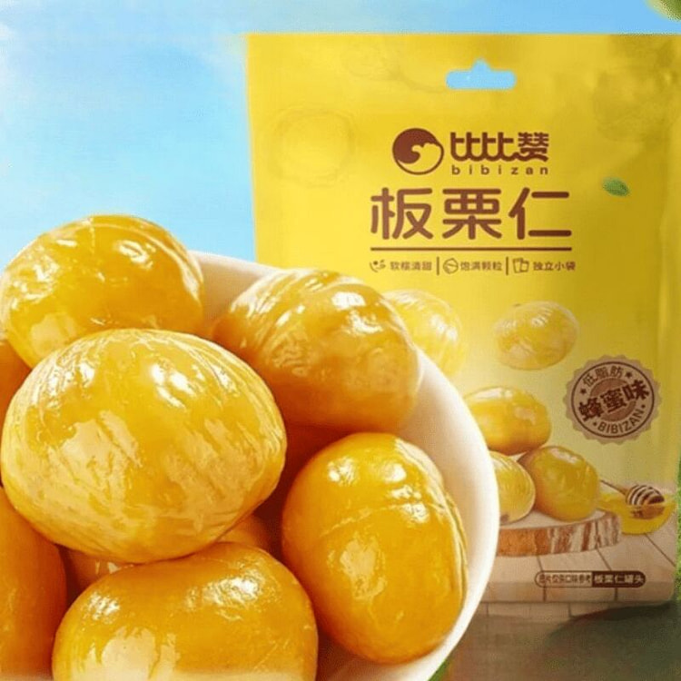 比比赞板栗仁蜂蜜味60g*4袋 4 包