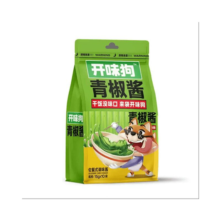 开味狗青椒酱拌饭辣酱150g*1袋 150 克