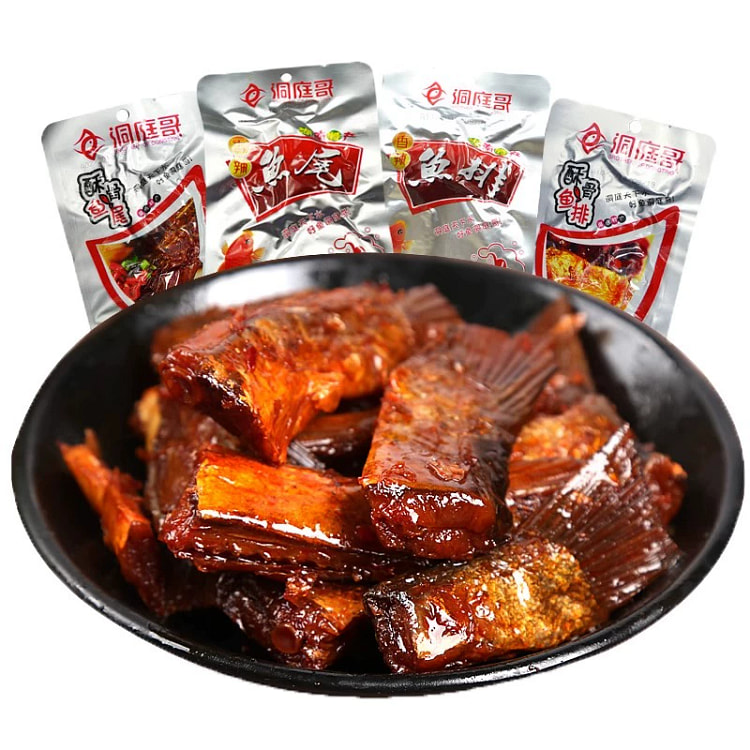 洞庭哥香辣【 鱼尾】 麻辣零食小吃休闲食品下酒15g*1包