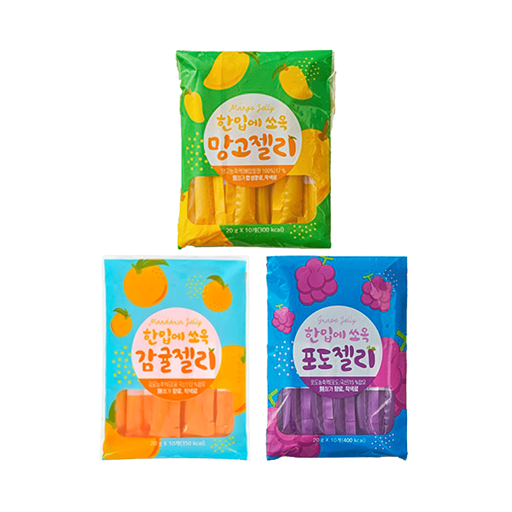 Stick-type Fruit Jelly(Grape) 1 each