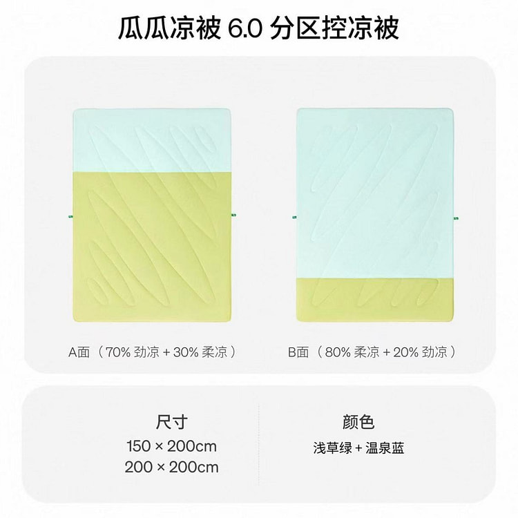躺岛瓜瓜6.0空调被 蚕丝可机洗 200*200 1 份