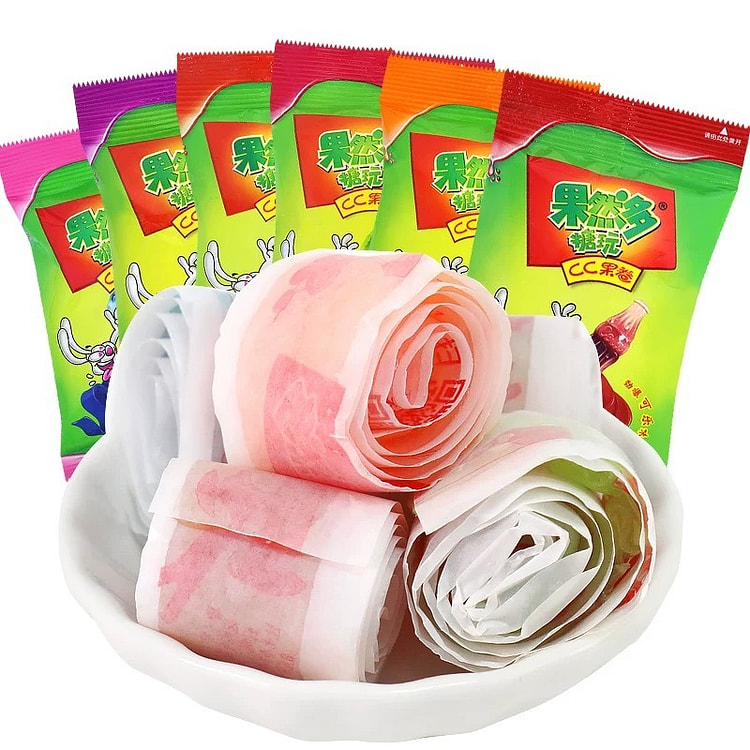 Juice Rubber Roll Candy 12g * 6 packs 72 g