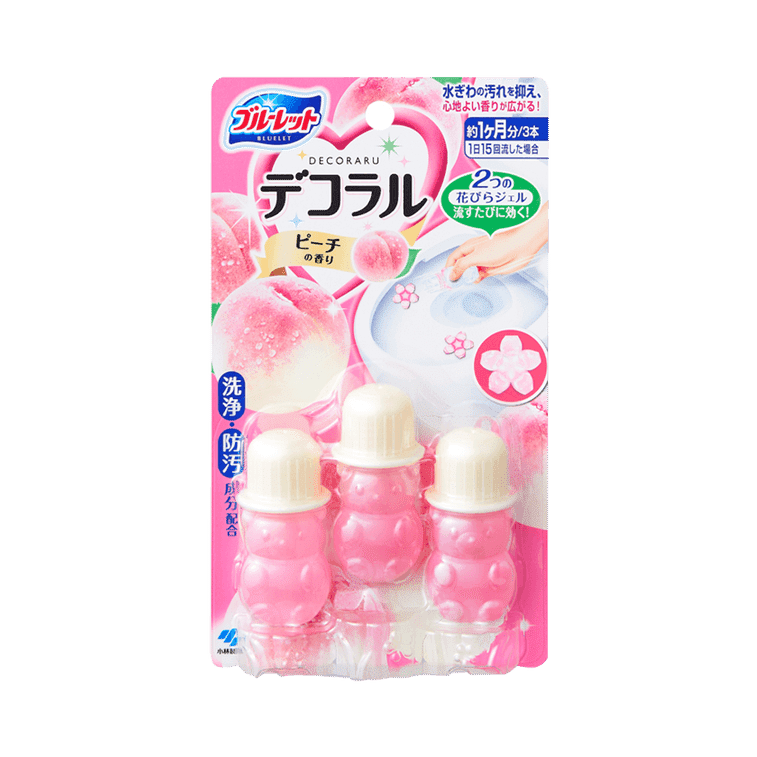 KOBAYASHI Toilet Bowl Cleaning Peach Flavor 7.5g*3 1 個