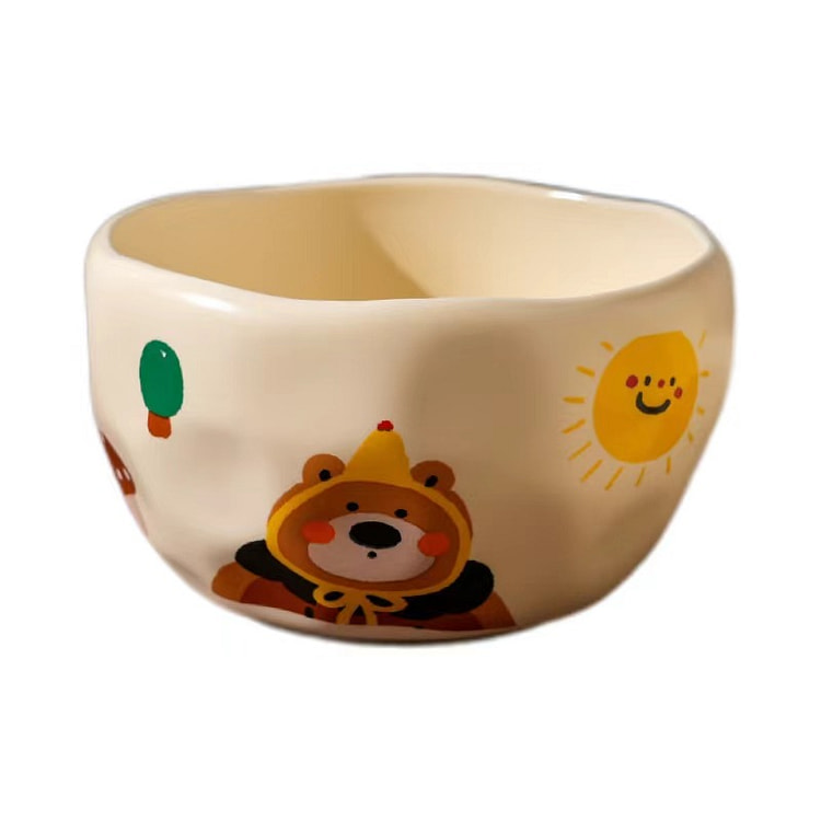 Bear Ceramic Bowl And Dish Tableware - Bear Bowl C Style