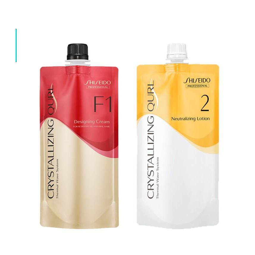 Shiseido Qurl Hair Wave Perm Set F1 +cream 400*2 1 each