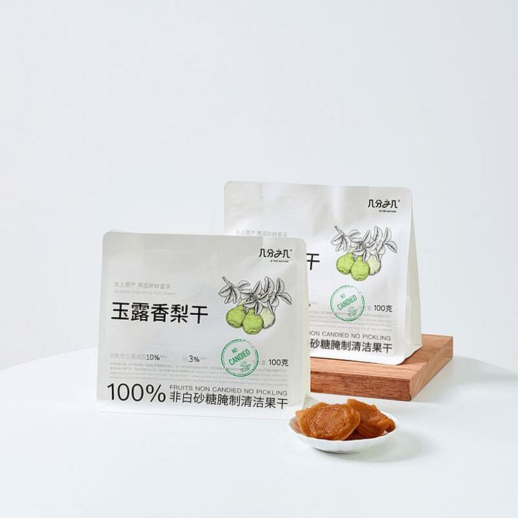 几分之几即食果干香梨干100g*2袋