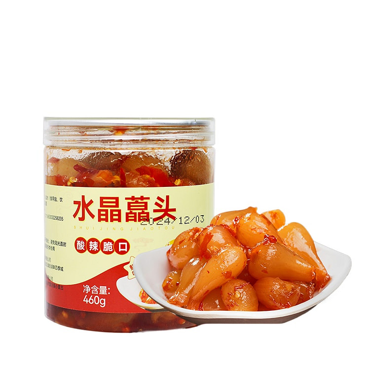 良使酸辣藠头泡菜水晶荞头苦藠头 460g*1罐装