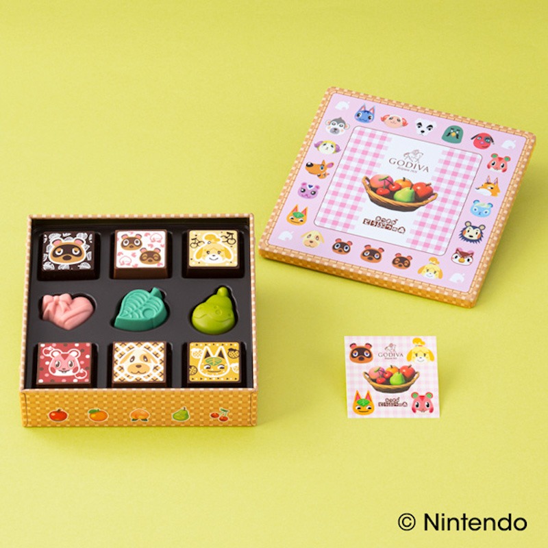 Get GODIVA X ANIMAL CROSSING Valentine Limited Assortment 9 pcs
