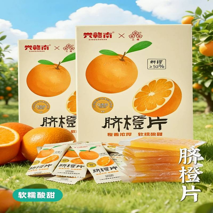 Jiangxi Gannan Navel Orange Cake 208g 208 g