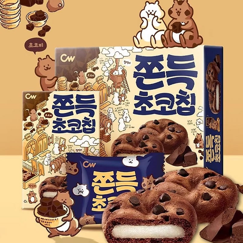 cw青右巧克力麻薯打糕派90g 90 克