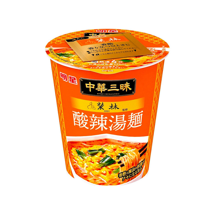 Ramen Noodles CHUKAZANMAI Hot Sour Spicy MYOJO 64g