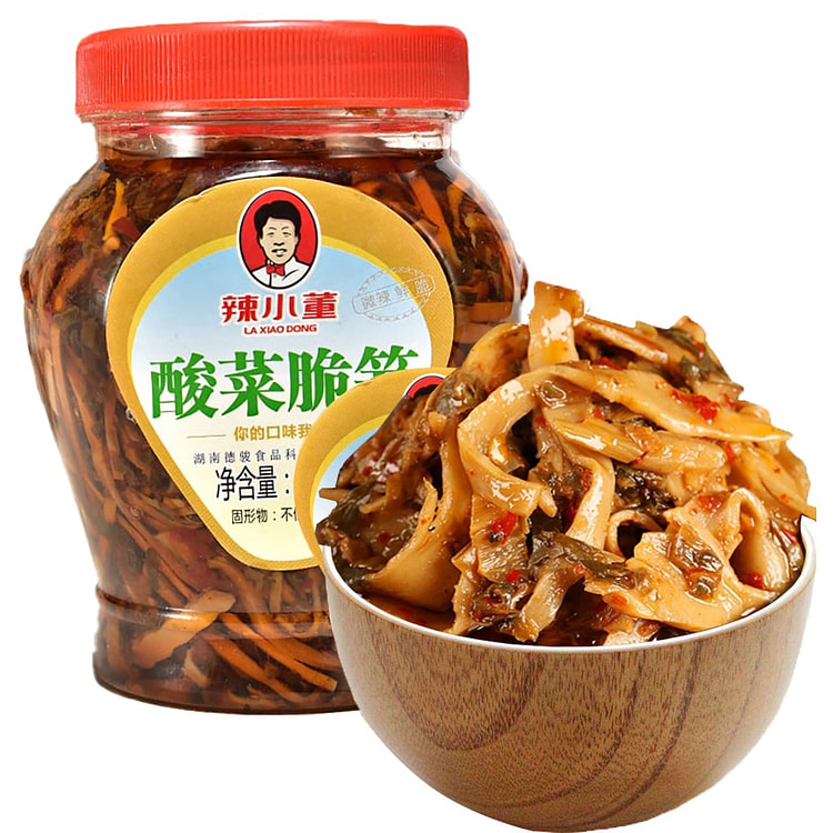 辣小董 酸菜脆笋450g 下饭菜即食咸菜拌饭酱