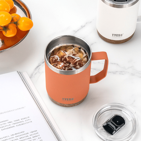 Premium Stainless Steel Coffee Thermos Bottle (18.6 OZ/530ML), color: orange 1 count