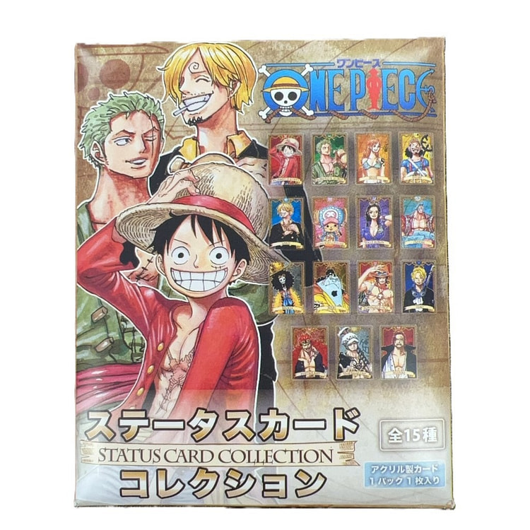 【日本直送】《海贼王》状态卡收藏（共15种／随机1种入）库存限定！售完为止！