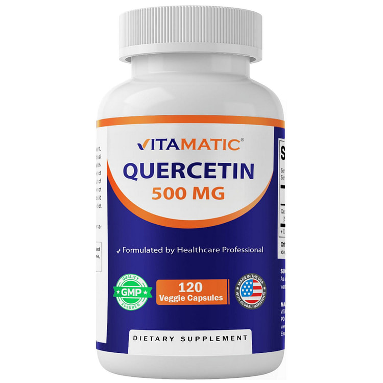 Quercetin 500 mg - 120 Vegetable Capsules